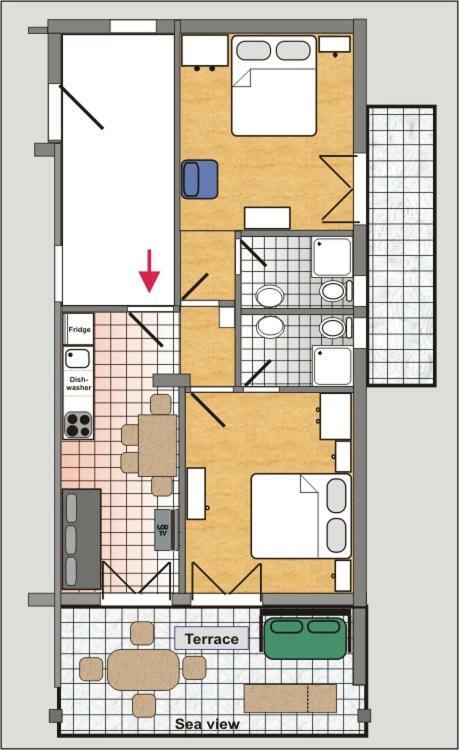 Apartments Dora Banjol Ngoại thất bức ảnh